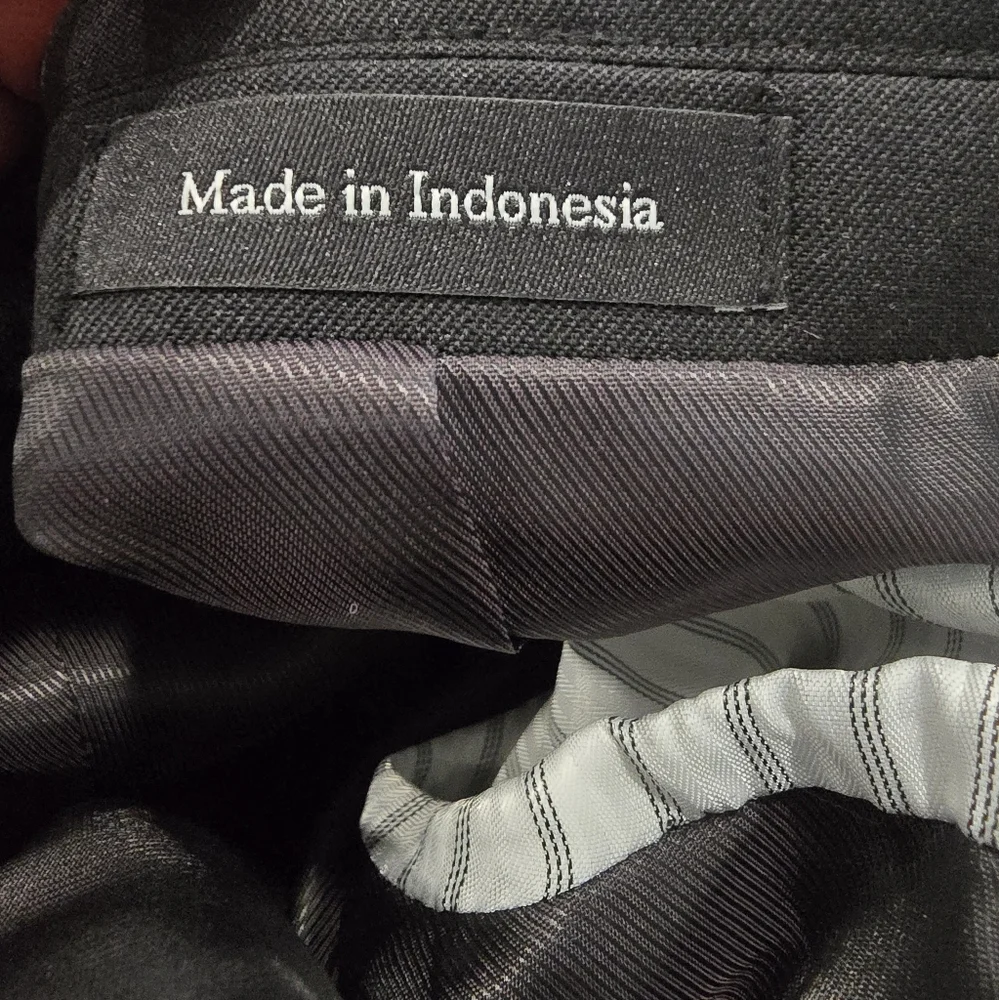 Pronto uomo platinum black‎ Wool suit jacket men's Size 44